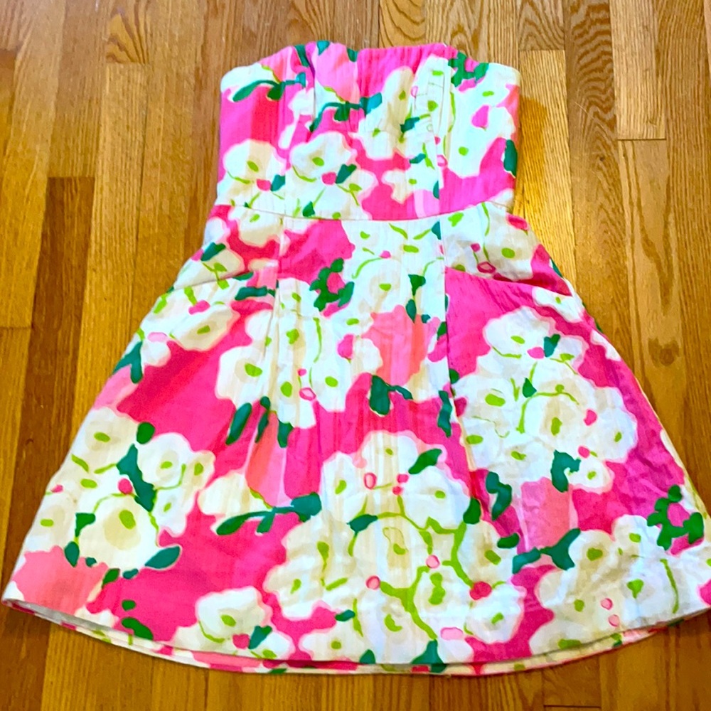 Lilly Pulitzer strapless dress